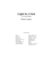 Light In A Suit Concert Band sheet music cover